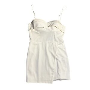 NBD NWT White Spaghetti Strap Dress Medium